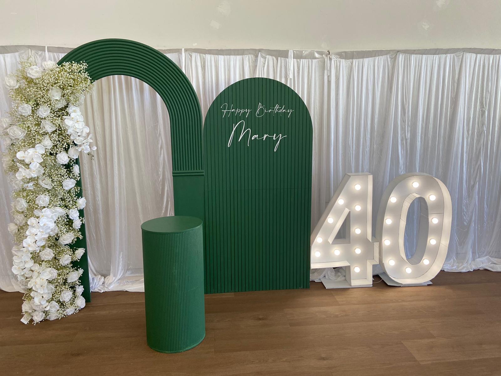 Foldable Rainbow Arch Backdrop - Event Backdrop - Party Decor