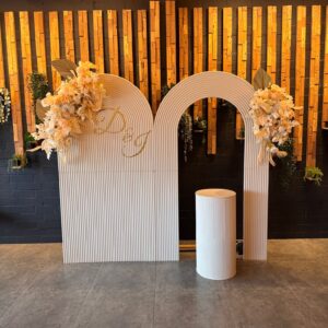 3D Hollow Arch Backdrop - Painted/Non-painted - Foldable