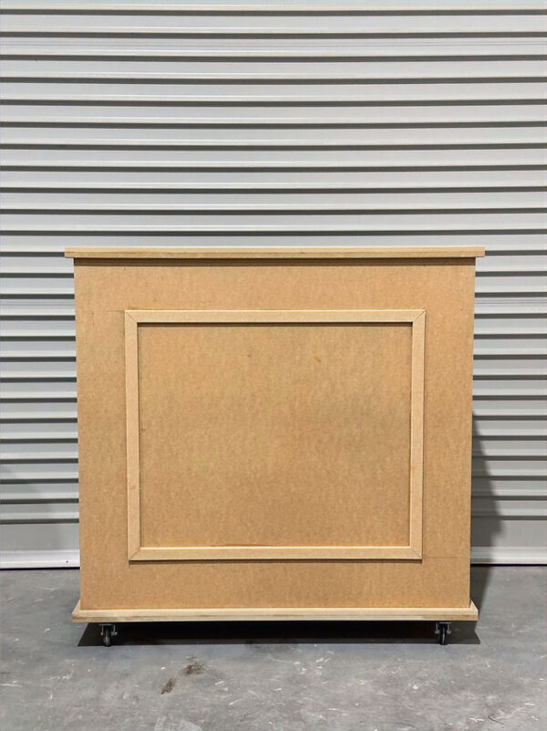 MDF Mobile Cart with Serving Bar - Image 3