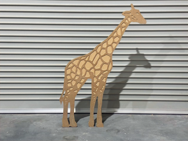 GIRAFFE - MDF Party Props - Event Backdrop - Birthday - Baby Shower Prop