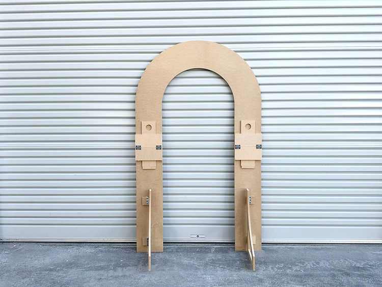 Plain Hollow Arch Backdrop - Event Props -2D Hollow Arch - Party Backdrop - Image 4