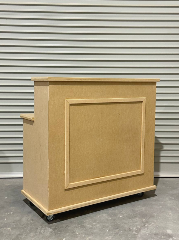MDF Mobile Cart with Serving Bar - Image 4