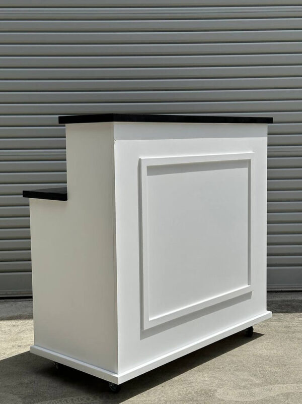 MDF Mobile Cart with Serving Bar