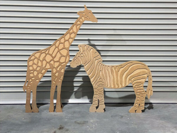 GIRAFFE - MDF Party Props - Event Backdrop - Birthday - Baby Shower Prop - Image 2