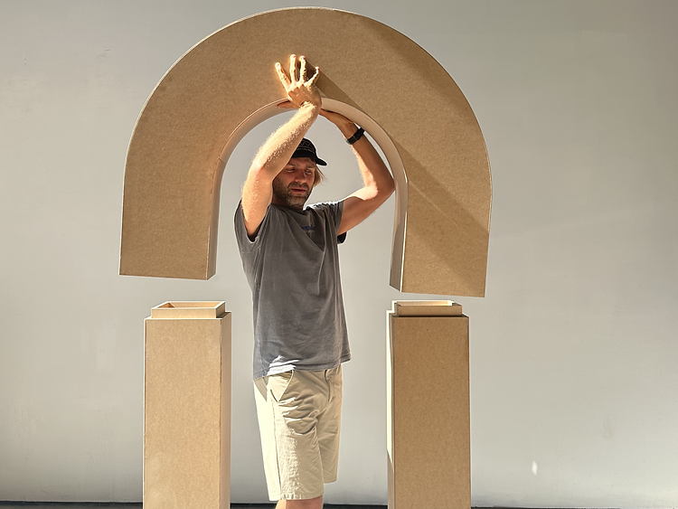 3D Hollow Arch Backdrop - Painted/Non-painted - Foldable - Image 2