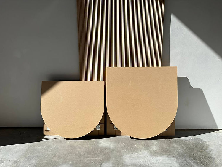 Set of Two Event Full Plain Arch Backdrops - Raw and Foldable - Image 3